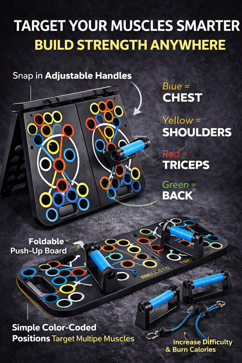 Home Fitness Multitasker: Push-Up Support Board