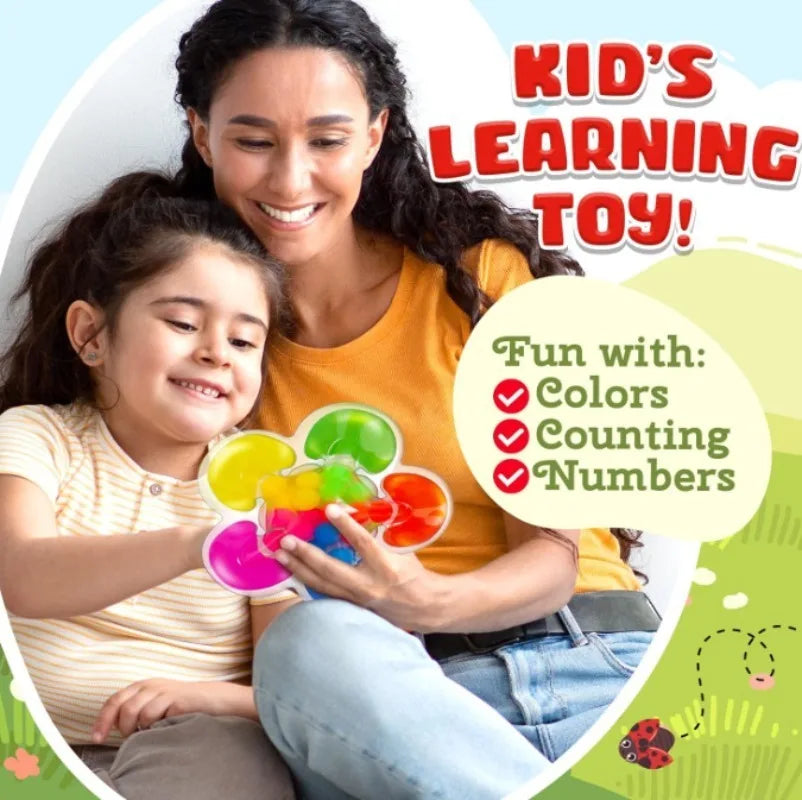 Montessori Color Sorting Sensory Toy With Colorful Balls