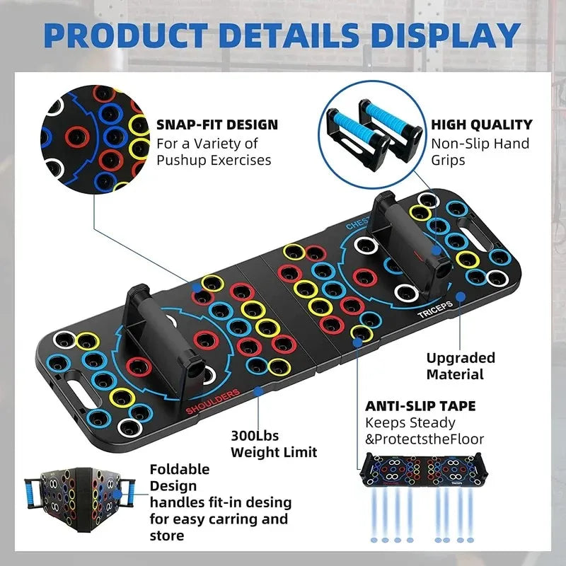 Home Fitness Multitasker: Push-Up Support Board