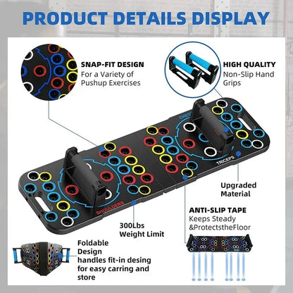 Home Fitness Multitasker: Push-Up Support Board